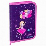 Пенал с наполнением BRAUBERG1 отделение1 откидная планкаполиэстер24 предмета21×14 см«Sweet dream»270316