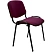 превью Стул офисный Easy Chair Изо/Iso бордовый (ткань, металл) (244439)