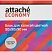 превью Блок для записей Attache Economy 90×90×90 мм разноцветный (плотность 65 г/кв. м)