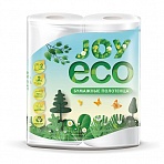 Полотенца бумажные Joy Eco с тиснением двухслойные (2 рулона по 12 метров)