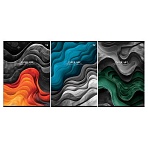 Тетрадь 96л., А4, клетка BG «Paper art», матовая ламинация