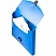 превью Папка-портфель Attache пластиковая A4 синяя (240x317 мм, 1 отделение)