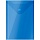 Папка-конверт на кнопке OfficeSpace, А6 (105×148мм), 150мкм, полупрозрачная, синяя
