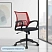 превью Кресло офисное Комус Мебель (Easy Chair) 396 красное/чёрное (сетка/ткань, пластик)