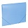Папка на резинках BRAUBERG «Office», голубая, до 300 листов, 500 мкм