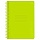 Тетрадь 96л., А5, клетка на пластиковом гребне, BG «Neon. Yellow», пластиковая обложка