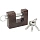 Замок навесной Стандарт AL-660L 53,5 мм черный