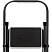 превью Стремянка Jet Black 3 шир. ступ. с ковриком, сталь, Zalger, арт. 9910-3
