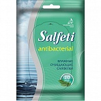 Салфетки влажные Salfeti для рук, антибактериальные, 20 штук в упаковке