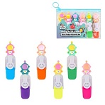 Набор текстовыделителей с топперами 6 ЦВЕТОВ НЕОН, «КОСМО», линия 1-4 мм, FUNSTER (ФАНСТЕР)