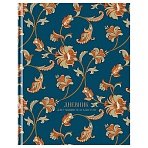 Дневник 1-11 кл. 48л. (твердый) BG «Floral pattern», матовая ламинация, блестки