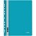превью Папка-скоросшиватель пластик. перф. СТАММ А4, 180мкм, бирюзовая с прозр. верхом