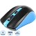 превью Мышь беспроводная SmartBuy One 352 чёрная/синяя (SBM-352AG-BK)