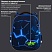 превью Ранец BRAUBERG PREMIUM, 2 отделения, с брелком, «Digital lava», СВЕТЯЩИЙСЯ, 38×29х16 см