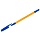 Ручка шариковая OfficeSpace «907 Orange» синяя, 1.0мм, желтый корпус