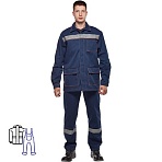 Костюм рабочий летний м л28-КПК с СОП т. син 56-58/194-200(Арсенал-СП)