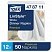 превью Салфетки бумажные Tork LinStyle Premium 478711 39×39 см белые 1-слойные 50 штук в упаковке
