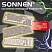 превью Клавиатура проводная USB, 102+98 клавиш, LED-подсветка, SONNEN K620, слоновая кость / серая