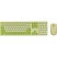 превью Набор клавиатура+мышь Acer OCC205 (ZL. ACCEE.00E)/зеленый/желтый/USB/slim