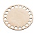 превью Донышки деревянные для вязания круглые10 штукдиаметр 13 смBRAUBERG HOBBY665317