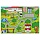 Настольное покрытие BRAUBERG KIDS, А3+, пластик, 46×33 см, «Кот-энтузиаст изучает Мир»