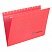 превью Папка подвесная Attache Foolscap, картон красный, до 200л., 5шт/уп