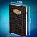 превью Скетчбук, слоновая кость 140 г/м2, 130×210 мм, 80 л., КОЖЗАМ, резинка, BRAUBERG ART CLASSIC, CROCO, коричневый