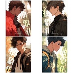 Тетрадь 40л., А5, клетка MESHU «Anime», матовая ламинация, тиснение фольгой, ЕВРО