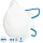 Респиратор Unix Air 111 V противоаэрозольный с клапаном FFP1 RD до 4 ПДК (3 штуки в упаковке)