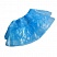 превью Бахилы одноразовые полиэтиленовые стандартной плотности 16 мкм голубые (1.8 гр, 50 пар в упаковке)