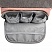 превью Рюкзак для мамы BRAUBERG MOMMY с ковриком, крепления на коляску, термокарманы, серый/бордовый, 40×26x17 см