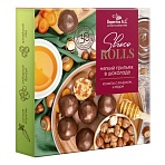 Конфеты-грильяж в шоколаде «Shoco Rolls» с фундуком, цукатами моркови и медом, 135 г, БЕРЕСТОВ А. С. 
