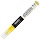 Маркер акриловый Liquitex «Paint marker Fine» 2 мм, скошенный, кадмий желтый средний имит. 
