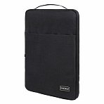 Чехол для ноутбука HEIKKI OPTION MAX 15.6'' (ХЕЙКИ), с ручкой и карманом, черный, 39×27х3 см
