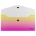 превью Папка-конверт на кнопке Berlingo «Radiance», Travel size, 180мкм, желтый/розовый градиент