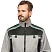 превью Костюм рабочий летний мужской л26-КПК с СОП серый/чёрный (размер 120-124 (60-62), рост 170-176)
