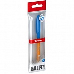 Ручка шариковая Berlingo «Skyline», светло-синяя, 0.7мм, игольчатый стержень, грип, пакет