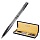 Ручка подарочная шариковая GALANT «Klondike», корпус черный с золотистым, золотистые детали, пишущий узел 0.7 мм, синяя