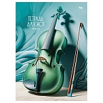 Тетрадь для нот 24л., А4, на гребне BG «Music in the soul», справочная информация, (вертик. )