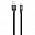 превью Кабель PERO, DC-02, 8-pin Lightning, 2.4А, 1м, черный