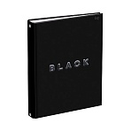 Тетрадь на кольцах А5, 120л., BG «Just black», soft-touch ламинация, выб. лак