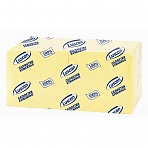 Салфетки бумажные Luscan Profi Pack 1-слойные (24×24 см, пастель, желтые, 400 штук в упаковке)