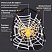 превью Ранец BRAUBERG PREMIUM, 2 отделения, с брелком, «Venomous spider», 3D панель, 38×29х16 см