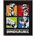 превью Тетрадь общая А5 48л №1School Dinosaurs, клет, скреп, ВД-лак