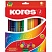 превью Карандаши цветные Kores 24 цвета с точилкой