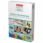Бумага BRAUBERG DIGITAL GLOSSY мелованная глянцевая А4300 г/м2150 л. для полноцветной лазерной печати116567