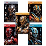 Альбом для рисования А4 32 л., спираль, металлизированный картон, выборочный лак, HATBER, 198×300 мм, «Avatar» (5 видов), 085221