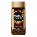 Кофе растворимый Nescafe Gold, 190г, сублимированный в стеклянной банке