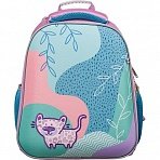 Ранец №1School Basic Леопард, 2 отд., эргоном. спинка