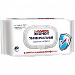 Салфетки влажные Эконом Smart, 120шт., антибактериальные